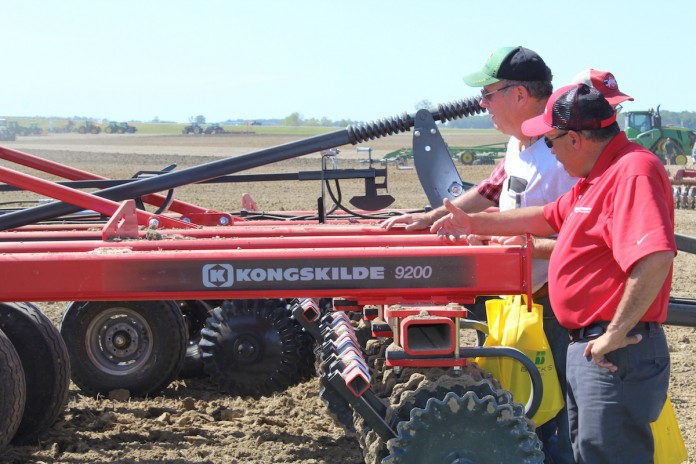 Showing off equipment