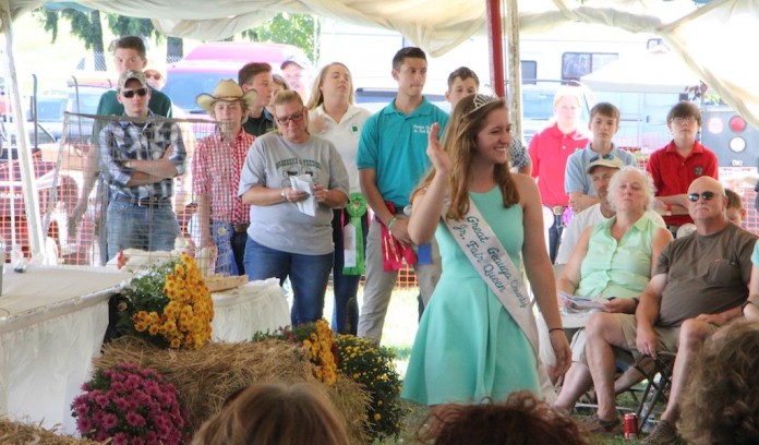 Geauga fair header Fair Queen Meghan O'Reilly