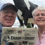 Vacation with us: Cow Selfies in Wisconsin with the Howenstines