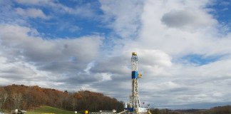 Guernsey Co. shale well rig