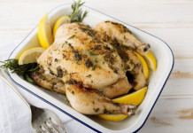 Slow Cooker Lemon Rosemary Chicken