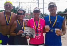 Almasys, Shaw & Selent took us for a run in Belize