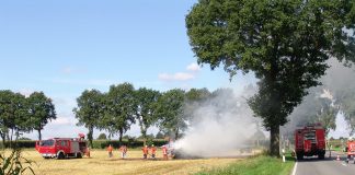 What to do if a hay fire occurs