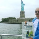 At the Statue of Liberty with John Sidlosky