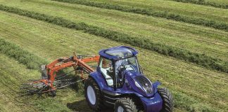 Case IH and New Holland sign right-to-repair agreement with American Farm Bureau New Holland methane-powered tractor