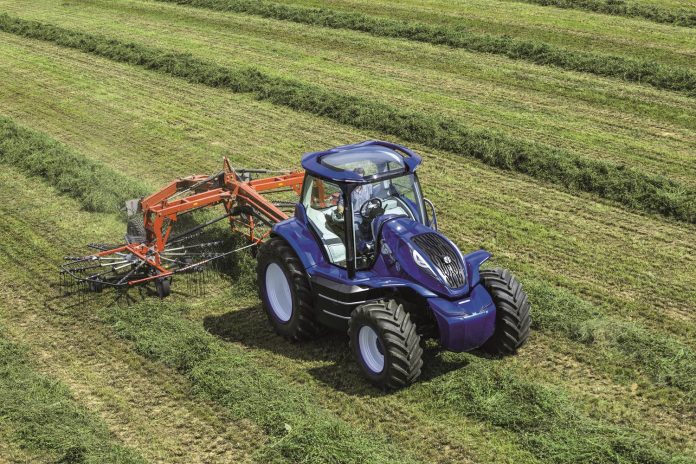 New Holland methane-powered tractor