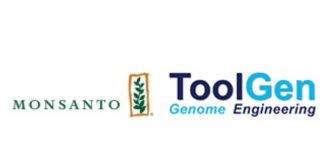 Monsanto adds another CRISPR platform to genetic toolbox Monsanto-ToolGen logos