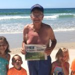 At the beach with the Cozarts