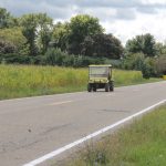 Can your utility vehicle travel on the road? Farm utility vehicle