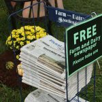 2017 Farm Science Review Live Farm and Dairy newsstand.