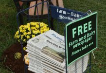2017 Farm Science Review Live Farm and Dairy newsstand.