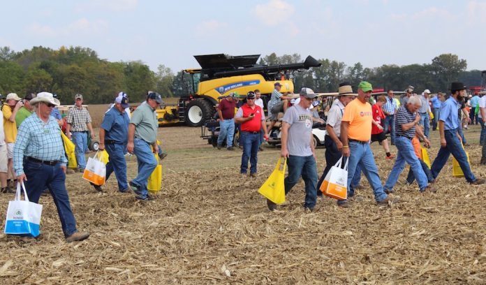 FSR people walk Farm Science Review demos