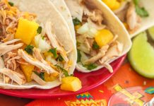 Chicken Avocado Mango Tacos