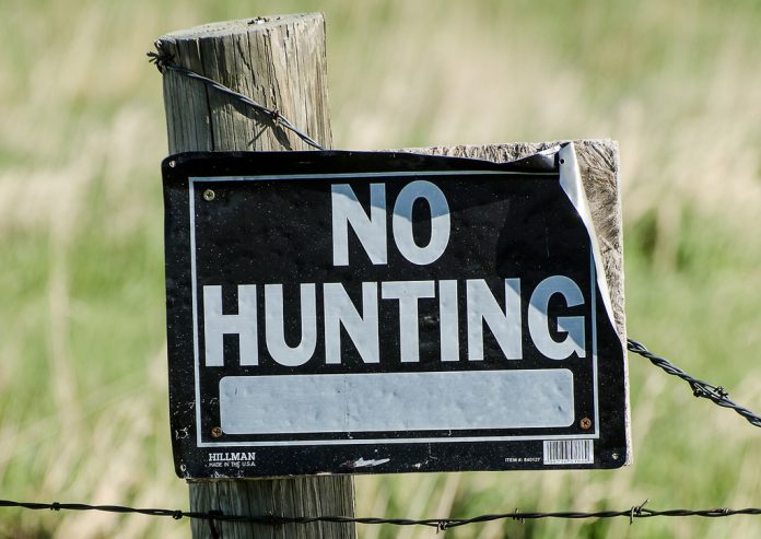 no-hunting-sign-1110491_1920
