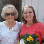 Herb growers guild awards scholarship Carrie and student