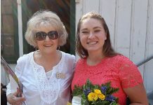 Herb growers guild awards scholarship Carrie and student