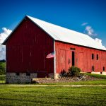It can’t be hoarding if it has value Barn and American flag