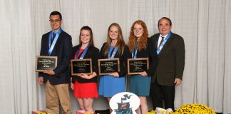 Penn Dairy Judging team