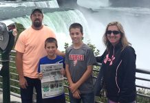 Visiting Niagra Falls with the Dawsons