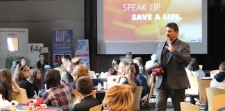 Wayne Campbell speaking