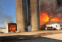 Fire destroys Portage County barn Portage County barn fire