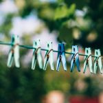 Chores, childhood and being adult clothes line