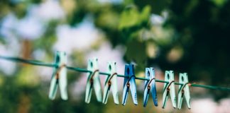 Chores, childhood and being adult clothes line