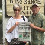 Checking out the King Ranch in Texas with the Hittles The Hittles visiting King Ranch in Texas with their Farm and Dairy in hand.
