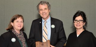 OEFFA recognizes members for stewardship, service OEFFA Sherrod Brown award