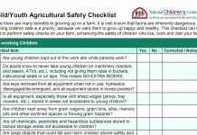 Checklist can keep children safer on farms Farm-Safety-Child-Ag-Safety-Checklist