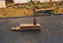 Can you hazard a guess on this wooden antique tool?