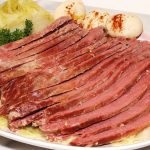 Corned Beef, Cabbage and Potatoes on a plate