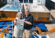 Cruising through the Panama Canal with the Bergfelds