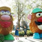 Visiting Disney with the Harris family