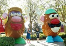 Visiting Disney with the Harris family