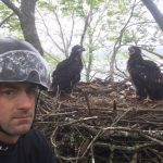 Tim Hoppe at eagle nest