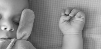 Don’t bring infant into bed with you sleeping baby