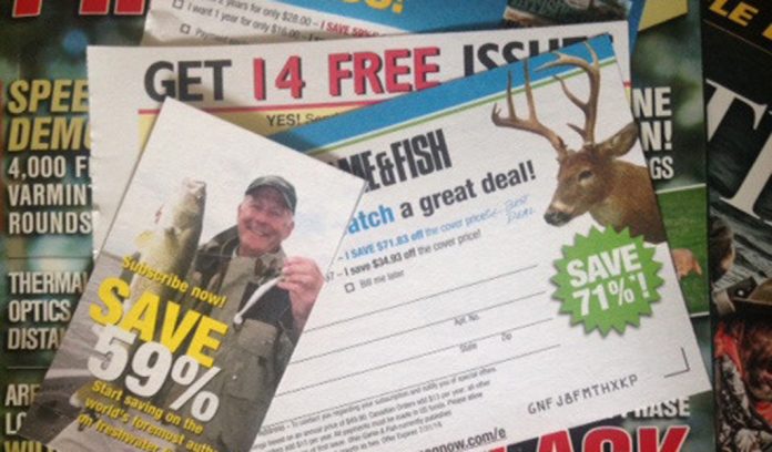 hunting and fishing magazines