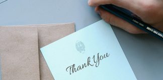thank you note