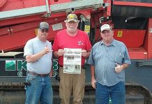 These hard working fellas took us to the Yoder & Frey Auction