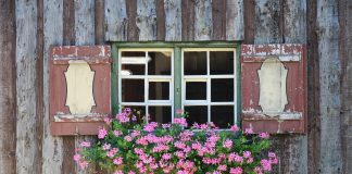 farmhouse window