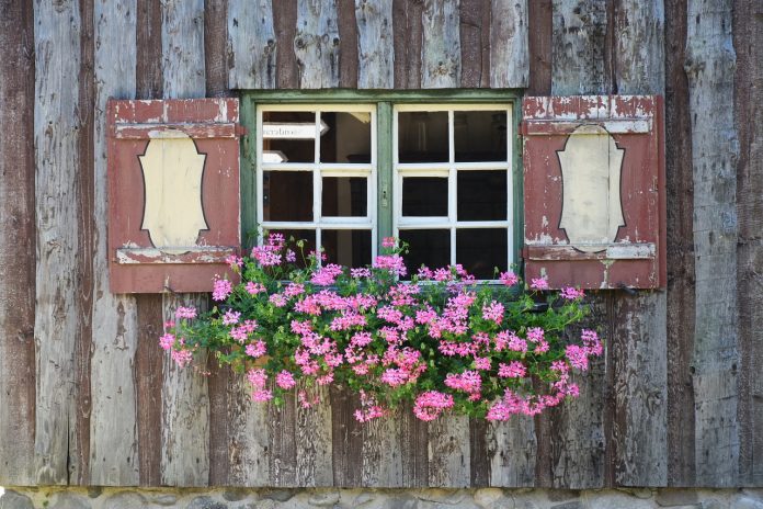 farmhouse window