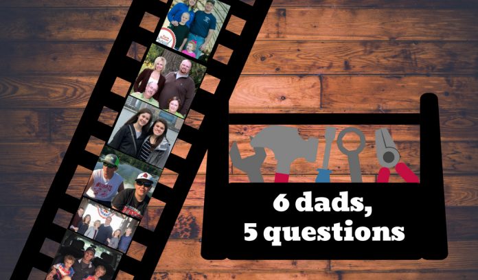 6 dads, 5 questions graphic