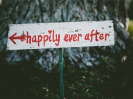 Summing up a true love story happily ever after sign