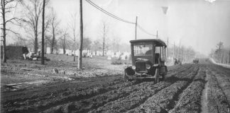 Model T on Muddy Road