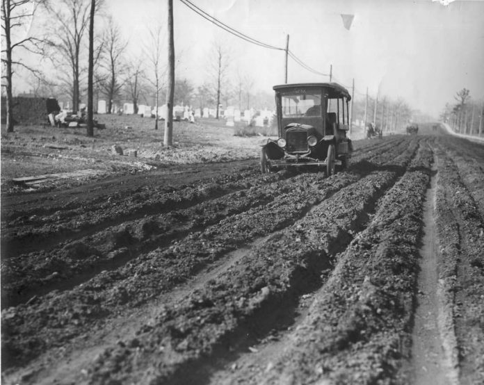 Model T on Muddy Road Model T on Muddy Road