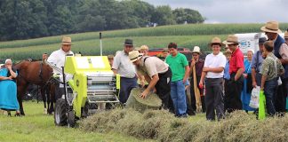 Family Farm Field Day draws 4,000 to Baltic Walk-behind round baler