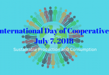 Celebrate cooperatives and sustainability today The 2018 International Day of Cooperatives Banner