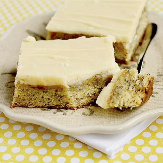 Brown Butter Banana Bars
