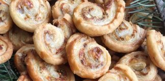 Pear, Pistachio & Parmesan Pinwheels